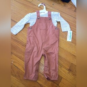 Carter's Brown Kids Overalls